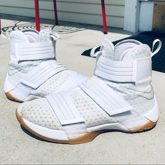 Lebron Shoes Lebron Soldier 10 White Gum 2016 Nike LeBron James